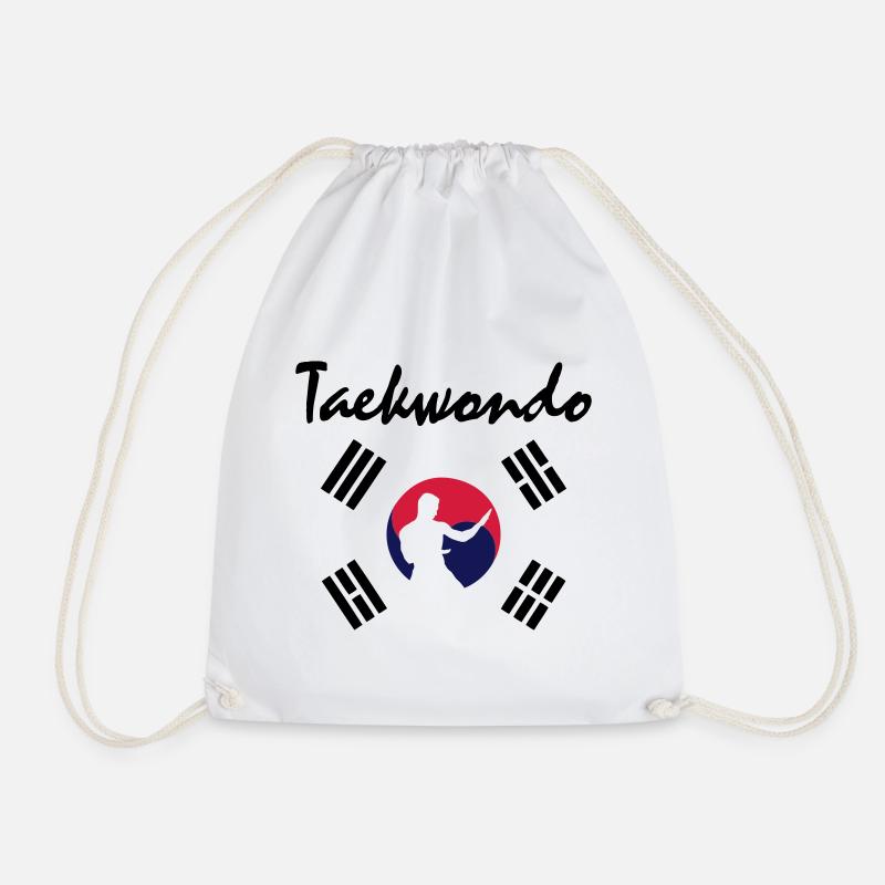 taekwondo_5 - Turnbeutel - Weiß