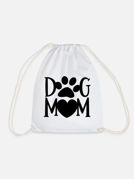 Mamá perro - Mochila saco - blanco