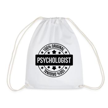 Psychologist Psychologe Psychologue Psychology - Drawstring Bag - white - Front