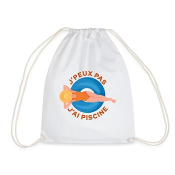 J'peux pas j'ai piscine - Sac de sport léger - blanc - Devant