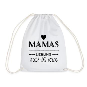 Mamas Liebling - Turnbeutel - Weiß - Vorne