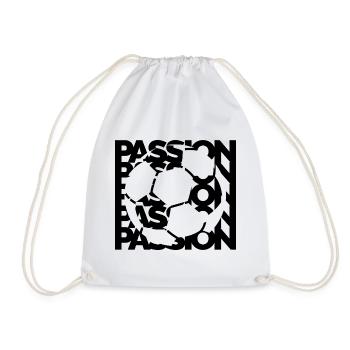 Icône du logo Passion Soccer Passion Soccer - Sac de sport léger - blanc - Devant