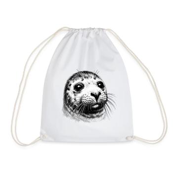 Phoque - Sac de sport léger - blanc - Devant