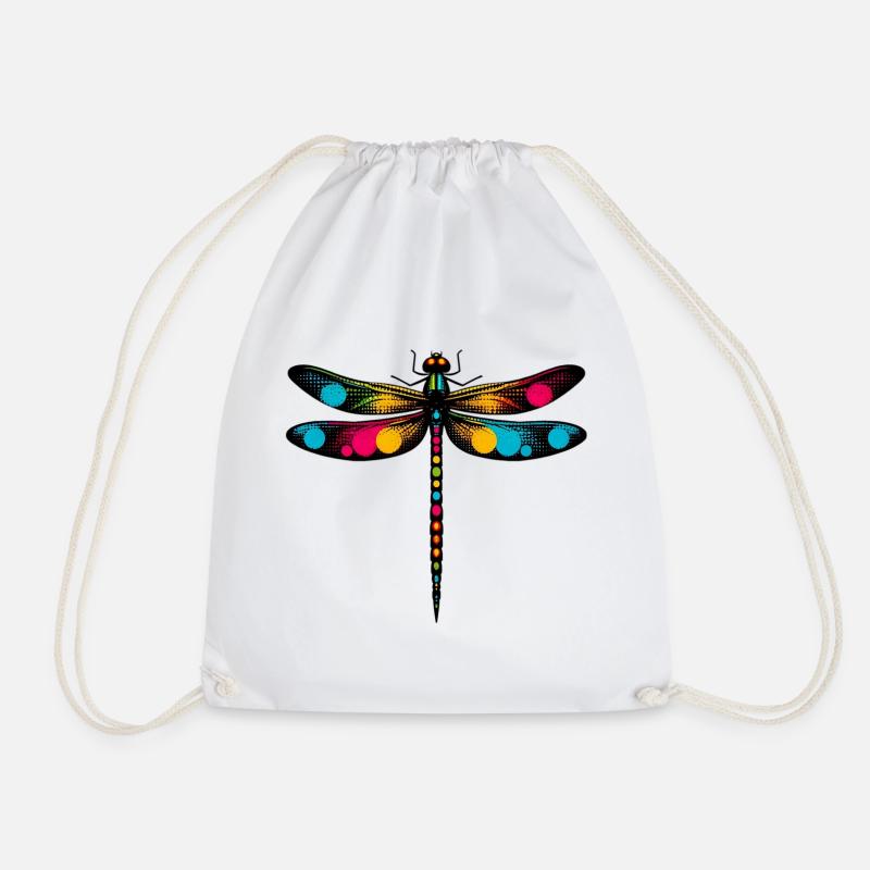 Libelle - Turnbeutel - Weiß