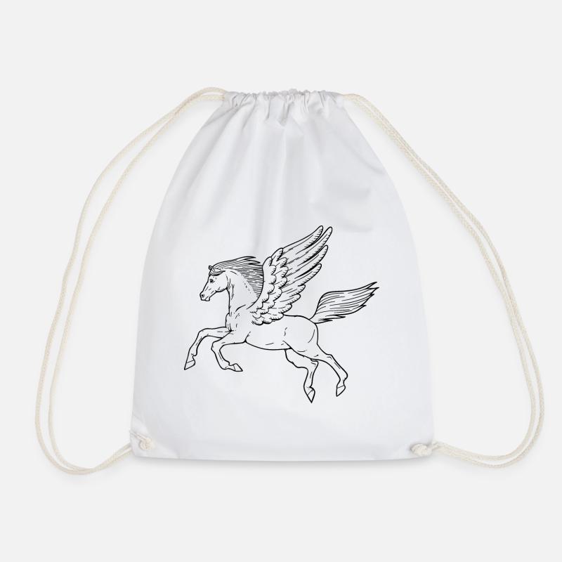 Pegasus - Turnbeutel - Weiß