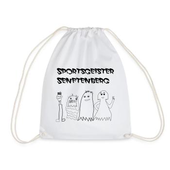 SportsGeisterSFB avec lettrage - Sac de sport léger - blanc - Devant