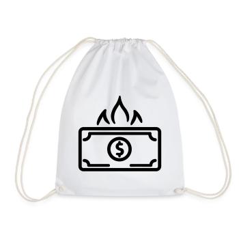 Argent qui Brûle - Sac de sport léger - blanc - Devant