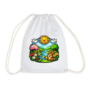 Jardin de Rêve Soleil - Sac de sport léger - blanc - Devant