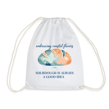 Sourdough Bread Baking Sourdough Is Always Good - Drawstring Bag - white - Front