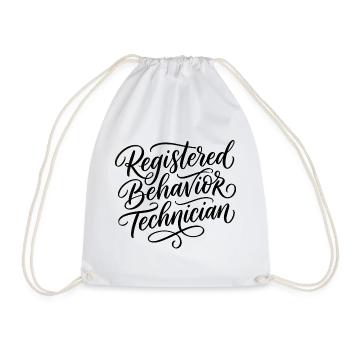 Technicienne en comportement agréée (RBT) pour femmes - Sac de sport léger - blanc - Devant