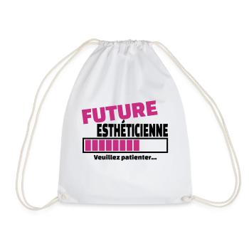 future esthéticienne - Sac de sport léger - blanc - Devant