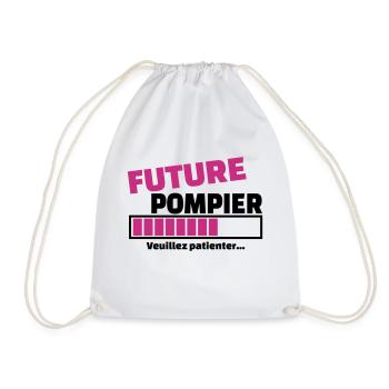 future pompier - Sac de sport léger - blanc - Devant