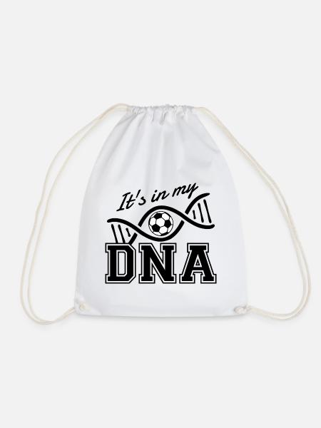 DNA Fußball - Turnbeutel - Weiß
