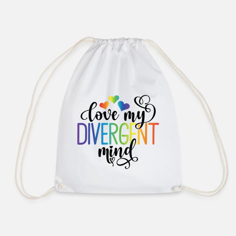 Neurodiversité - Sac de sport léger - blanc