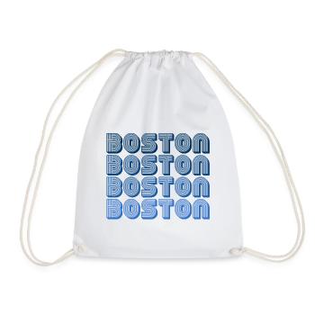 Diagramme de blocs de Boston - Sac de sport léger - blanc - Devant