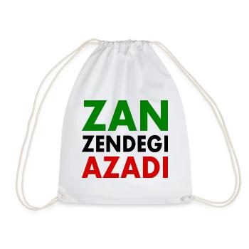 Zan zendegi azadi women life freedom - Turnbeutel - Weiß - Vorne