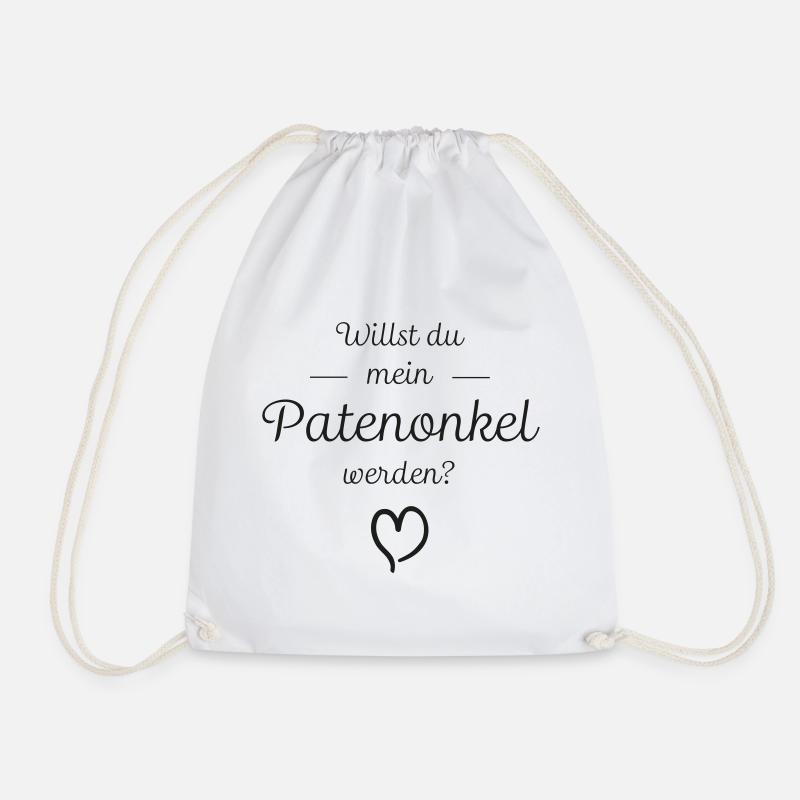 Willst du mein Patenonkel werden? - Turnbeutel - Weiß