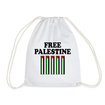 Free palestine - Sac de sport léger - blanc - Devant