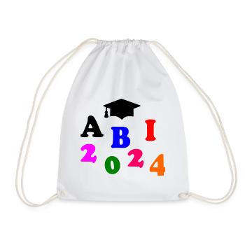 Abi 2024 - Turnbeutel - Weiß - Vorne