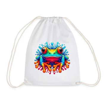 Grenouille - Sac de sport léger - blanc - Devant
