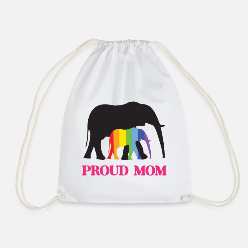 LGBTQ Pride Month - Stolze Mutter - Turnbeutel - Weiß