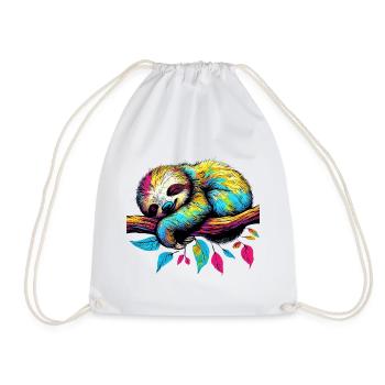 Paresse - Sac de sport léger - blanc - Devant