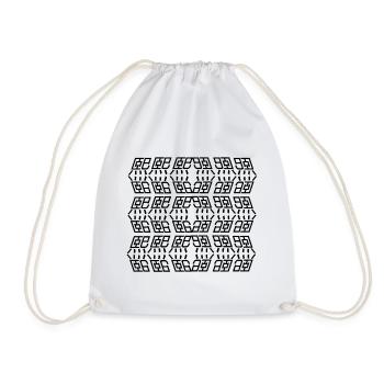 UNI-24 - Drawstring Bag - white - Front