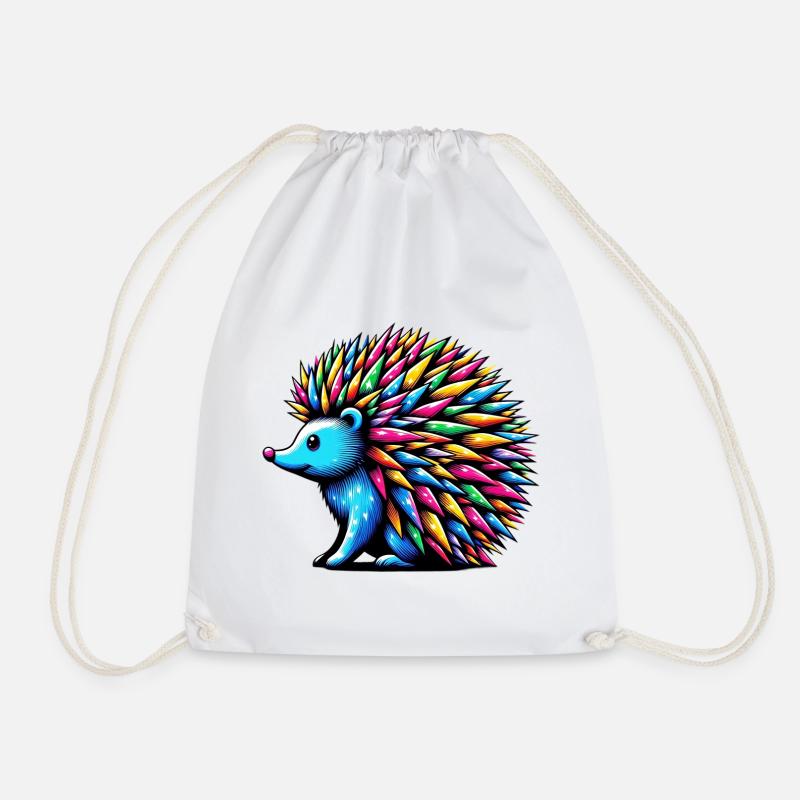 Hérisson - Sac de sport léger - blanc