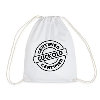 certified cuckold - Sac de sport léger - blanc - Devant