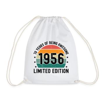 70 ans d’être génial 1956 Édition limitée - Sac de sport léger - blanc - Devant