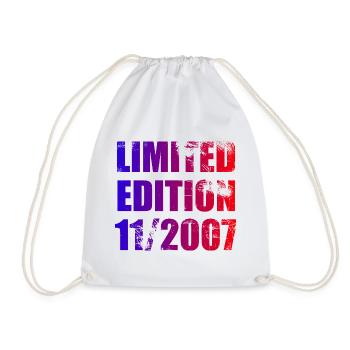 18e anniversaire Edition limitée 11/2007 - Sac de sport léger - blanc - Devant