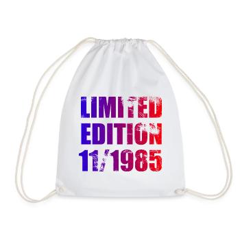 40e anniversaire Edition limitée 11/1985 - Sac de sport léger - blanc - Devant