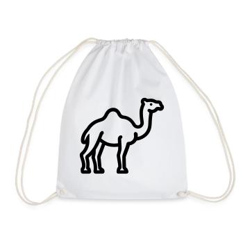 chameau - Sac de sport léger - blanc - Devant