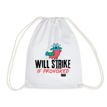 Provoked Creature Pop Art - Drawstring Bag - white - Front