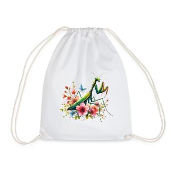 Mante religieuse - Sac de sport léger - blanc - Devant