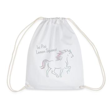 Isi Pisi Lemon Squeezi - Rose - par Maison Bichon - Sac de sport léger - blanc - Devant