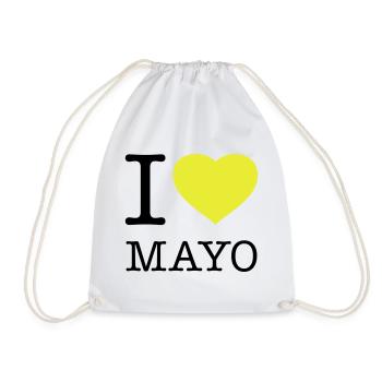 J’ADORE LA MAYONNAISE Mayo - Sac de sport léger - blanc - Devant