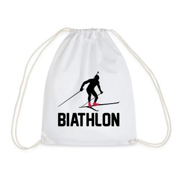 Biathlon - Sac de sport léger - blanc - Devant