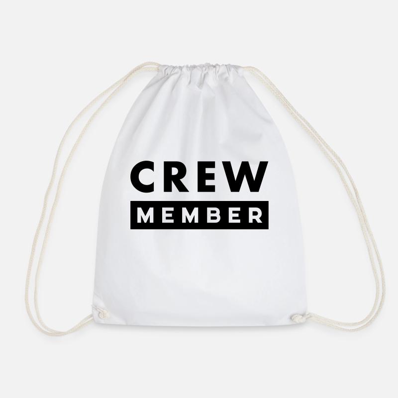Crew Member - Turnbeutel - Weiß