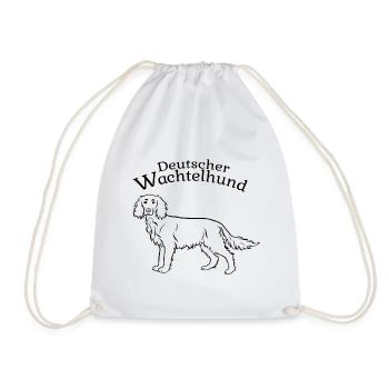 Wachtelhund - Turnbeutel - Weiß - Vorne