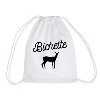 Bichette - Sac de sport léger - blanc - Devant