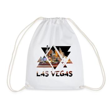 Las Vegas Nevada USA America Casino - Drawstring Bag - white - Front