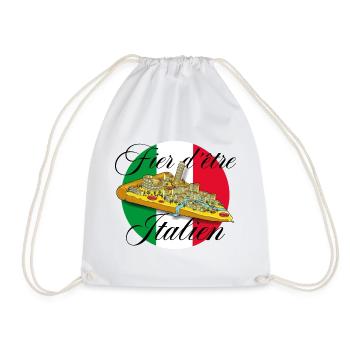 Fier d'être Italien - Sac de sport léger - blanc - Devant