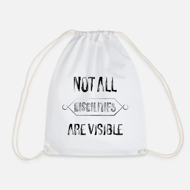 not all disabilities. - Sac de sport léger - blanc