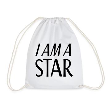 I am a Star - Turnbeutel - Weiß - Vorne