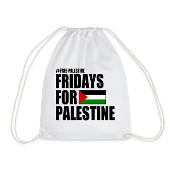 Free palestine fridays for palestine - Sac de sport léger - blanc - Devant