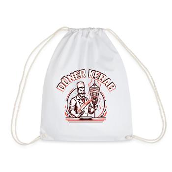 T-shirt officiel Cyber Doner Kebab - Sac de sport léger - blanc - Devant