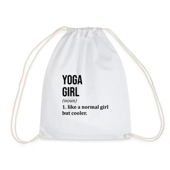 Yoga - Drawstring Bag - white - Front