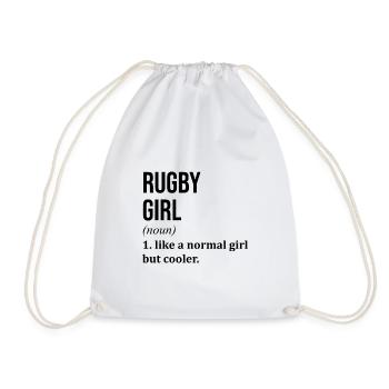 Rugby Rugby Rugby - Turnbeutel - Weiß - Vorne