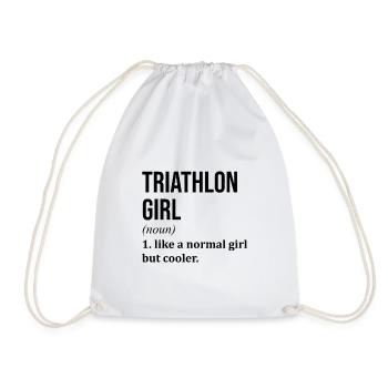 Triathlon - Turnbeutel - Weiß - Vorne